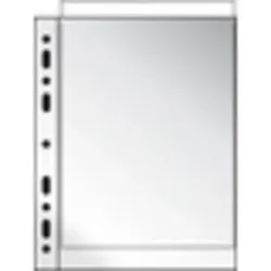 Prospekthüllen, A4, 70μm, glasklar, Pck=100St, dokumentenecht, PP, glasklar