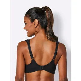 MISS MARY Damen, Gr. 105, Cup C, schwarz, 34% Polyamid, 30% Baumwolle, 20% Polyester, 16% Elasthan, BHs