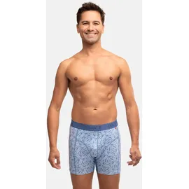 Danish Endurance Herren Sport-Shorts 3er Pack Atmungsaktiv Schnelltrocknend Performance Passform blau L