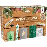 Kreul Candle Pen Winter Love, 6er-Set