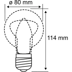 Paulmann LED Reflektor   E27 230V 900lm 9,5W 2700K  Opal 28444