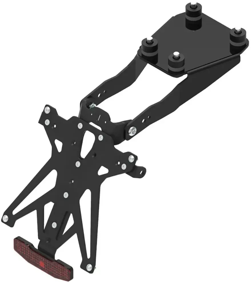 Lightech Ktardu112 A2 Kennzeichenhalter Mit Licht - Black - One Size