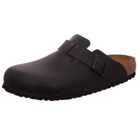 Birkenstock Boston Naturleder schmal schwarz 39