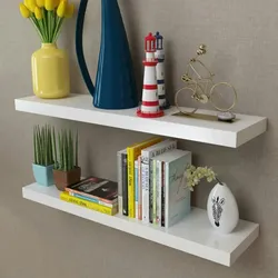 vidaXL 2er Set MDF Wandboard Hängeregal Wandregal Bücher/DVD Regal, weiß