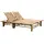 furnicato Sonnenliege 200 x 130 x 24-87 cm Anthrazit