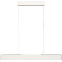 Maytoni Moderne LED-Hängeleuchte weiß, Licht nach oben und unten, 100 cm hoch, höhenverstellbar, 23W 220-240 V