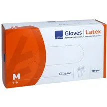 Abena LATEX-HANDSCHUHE Classic natur PUDERFREI M
