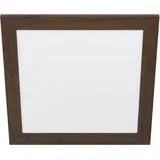 EGLO 99474 - LED-Deckenleuchte »PIGLIONASSO«, LED/20W/230V 500x500 mm - Braun