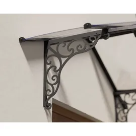 CANOPIA Vordach Iris 175 x 80 cm schwarz