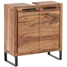 Woodkings Waschbeckenunterschrank 56,0 x 60,0 x 25,0 cm Braun