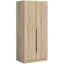 Möbel Boss Drehtürenschrank KOPENHAGEN 80 x 181 x 52 cm Eiche