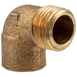 IBP Bänninger Rotguss-lötfitting Winkel 90°, 12 mm x 3/8 Zoll AG - Typ 4092G, Dvgw