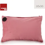 POWER INN Wärmekissen 20 x 30 cm Samtoptik rosa | mit Akku