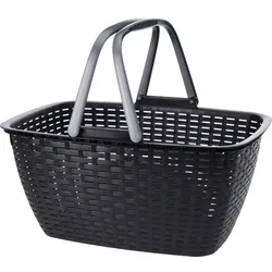 Einkaufskorb Tragetasche Korb 43x30x21,5cm Kunststoff 23L Tragegriffe Einkaufen