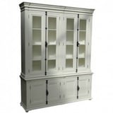 Casa Padrino Buffet Shabby Chic Landhaus Stil Schrank Buffetschrank 190cm ModF9 - Schrank Esszimmer