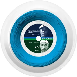 Yonex Poly Tour Spin 200 M Tennisrollen Saite - Blue - 1.25 mm