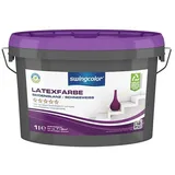 swingcolor Latexfarbe  (Schneeweiß, Seidenglänzend, 1 l)