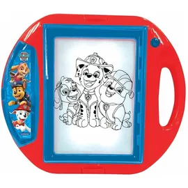 Lexibook Paw Patrol Zeichenprojektor 4 Stempel, 10 Vorlagen, beleuchteten Fläche, 1 Stift enthalten, Rot/Blau, CR310PA