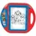 Lexibook Paw Patrol Zeichenprojektor 4 Stempel, 10 Vorlagen, beleuchteten Fläche, 1 Stift enthalten, Rot/Blau, CR310PA