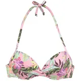 s.Oliver Push-Up-Bikini-Top Damen rose-bedruckt Gr.34 Cup C