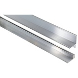 Kovalex Wandabschlussprofil (Geeignet für: WPC-Terrassendielen, x 4 x 40 mm, Aluminium)