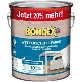 Bondex Wetterschutzfarbe Achatgrau 3 l