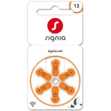 Signia Gr. 13 Hörgerätebatterien Orange 6er Blister PR48 24606 Sig13 p13mf