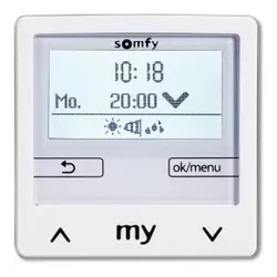 Somfy 1818313 Soliris Smoove Uno Pure White Steuerung ohne Rahmen