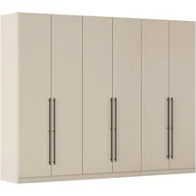 Rauch Wäscheschrank Avola 271 x 229 x 54 cm Beige/Schwarz
