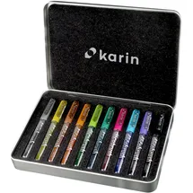 k.t. skalscy karin sj Karin DecoBrush Metallic 10 pcs. set DecoBrush Metallic 10 Stück Transparenter Körper mit ink-free System, 2,4 ml