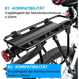 luxuskollektion Gepäckträger Set Einstellbare Universal Aluminiumlegierung