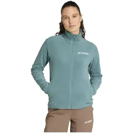 adidas Multi Essentials Fleece Mit Durchgehendem Reißverschluss - Preloved Teal - S