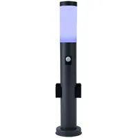 GLOBO Stehlampe Smart Außenleuchte mit Bewegungsmelder Gartenleuchte dimmbar, Sprach-,