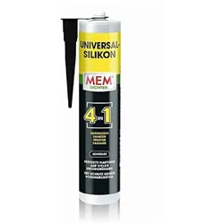 MEM Universal Silikon 4in1, Silikon-Dichtstoff für Naturstein, Sanitär, Fenster und Fassade, 300ml