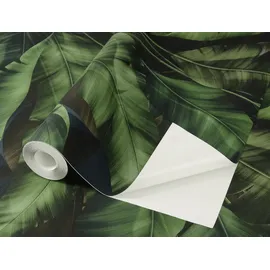 Rasch Textil Rasch selbstklebende Vliestapete Rio Blatt Grün 6 m