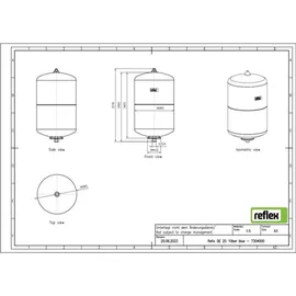 Reflex Refix DE 10 bar 25 l Blau