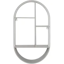 House Nordic Wandregal 35 x 60 x 15 cm Grau