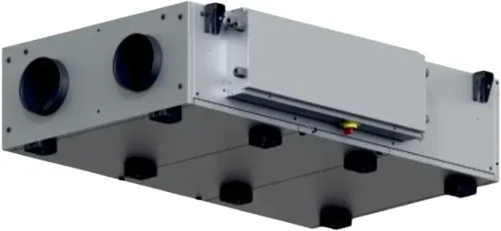 CX3010 Geräte mit Luftmenge: 55 - 520 m3/h -   CX3010LCX1 Deckengerät mit Zuluft...