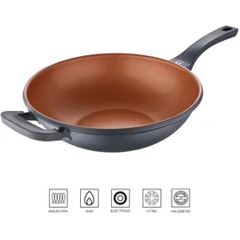 San Ignacio - Antihaft-Wok Ø32cm Bronze