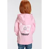 KangaROOS Kapuzensweatshirt "Kleine Mädchen", Mädchen, Gr. 116/122, rosa, Sweatware, Obermaterial: 100% Baumwolle, bedruckt, Basic hüftlang, Bündchen, Sweatshirts, Langarm, hüftlange Basic-Passform, stylischer Druck