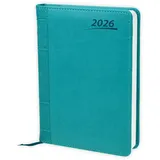 Trötsch Verlag Trötsch Buchkalender A5 Aqua 2026