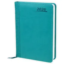 Trötsch Verlag Trötsch Buchkalender A5 Aqua 2026