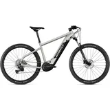Ghost E-Bike Mountainbike E-Teru Y Universal, 12 Gang Shimano Deore RD-M6100 Schaltwerk, Kettenschaltung, Mittelmotor, 630 Wh, Pedelec, Elektrofahrrad für Damen u. Herren, MTB grau 49 cm