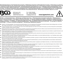 BGS Elektronik-Kombizange mit Feder 115 mm