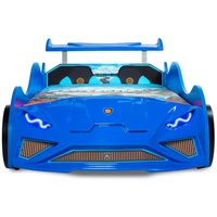 Möbel-Zeit Autobett Autobett Lambo RS-1 Full mit Spoiler blau