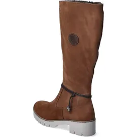 Rieker Damen Winterstiefel X5793, Frauen Stiefel,langschaftstiefel,wasserdicht,Boots,Winterschuhe,uebergangsstiefel,braun (24),38 EU, / 5 UK - 38