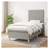 Lattenrost für Bett und Matratze, 90 x 190 cm, Hellgrau