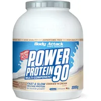Body Attack Power Protein 90 Cookies 'n Cream Pulver 2000 g