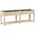 vidaXL Pflanzkasten mit Regal Beige 203 x 53 x 76,5 cm Massivholz Tanne
