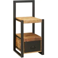 VidaXL Valet Stand 40x40x90 cm Solid Rough Wood Mango
